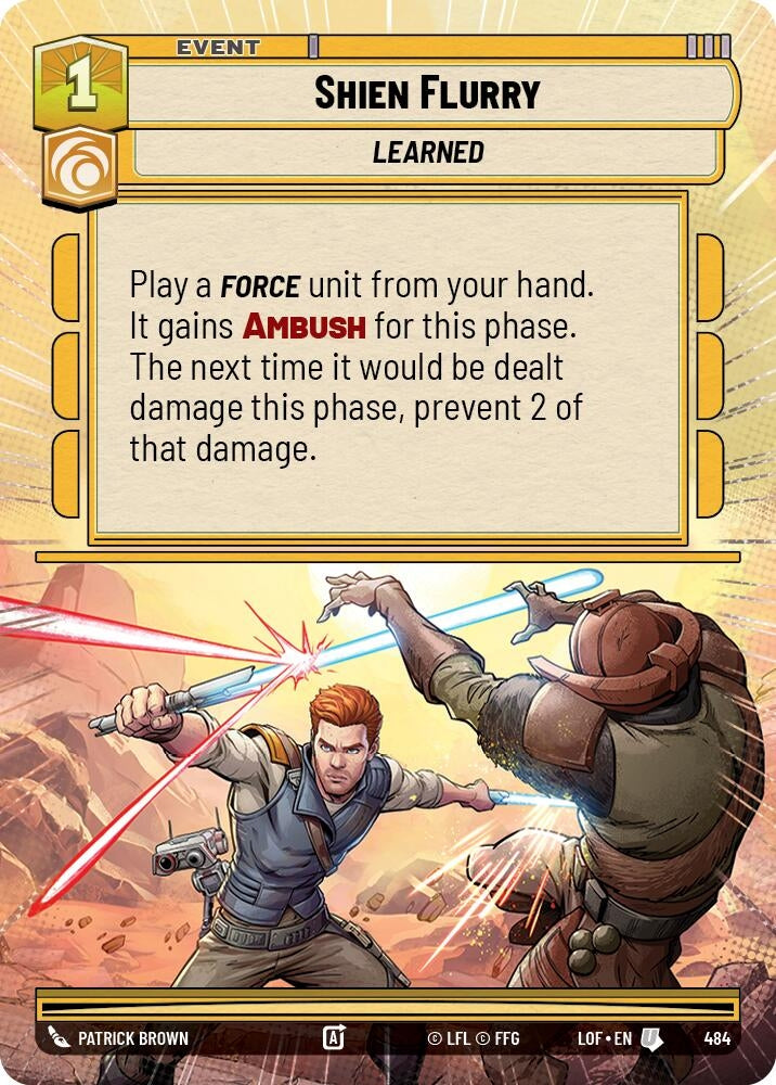 Image for Shien Flurry (Hyperspace) - Star Wars: Unlimited