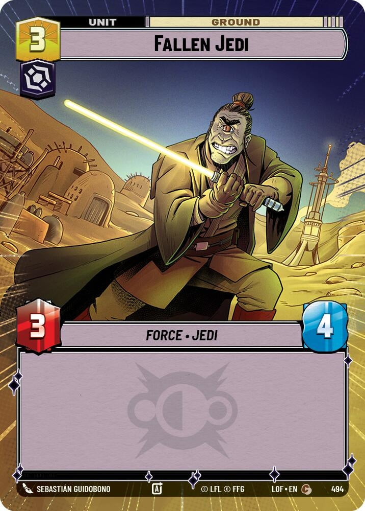 Image for Fallen Jedi (Hyperspace) - Star Wars: Unlimited