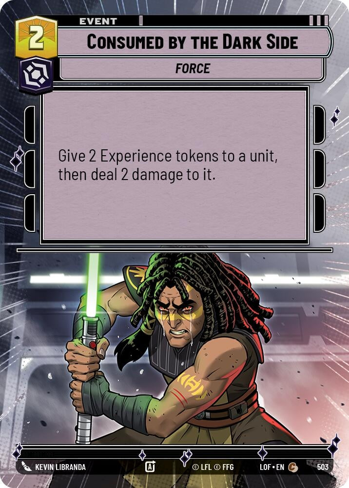 Image for Consumed by the Dark Side (Hyperspace) - Star Wars: Unlimited