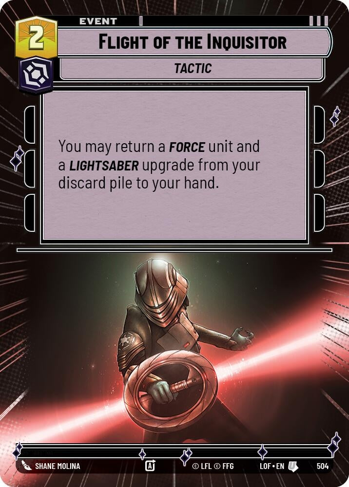 Image for Flight of the Inquisitor (Hyperspace) - Star Wars: Unlimited