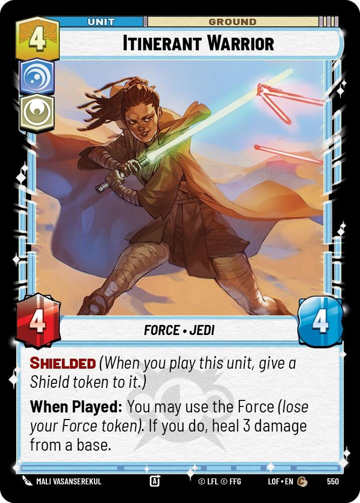 Image for Itinerant Warrior (Foil) - Star Wars: Unlimited