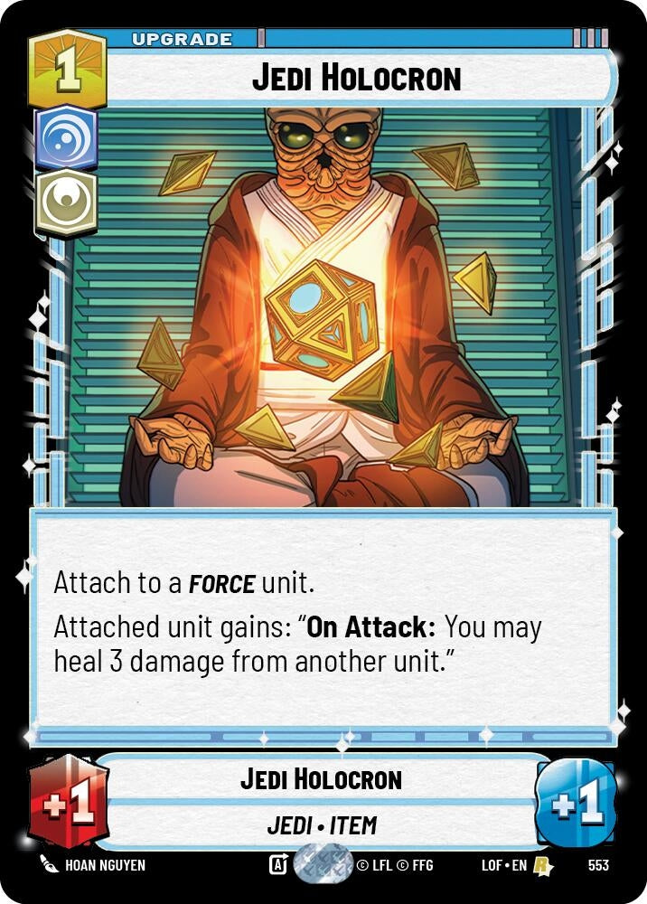 Image for Jedi Holocron (Foil) - Star Wars: Unlimited