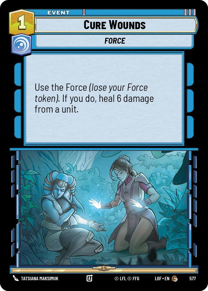 Image for Cure Wounds (Foil) - Star Wars: Unlimited