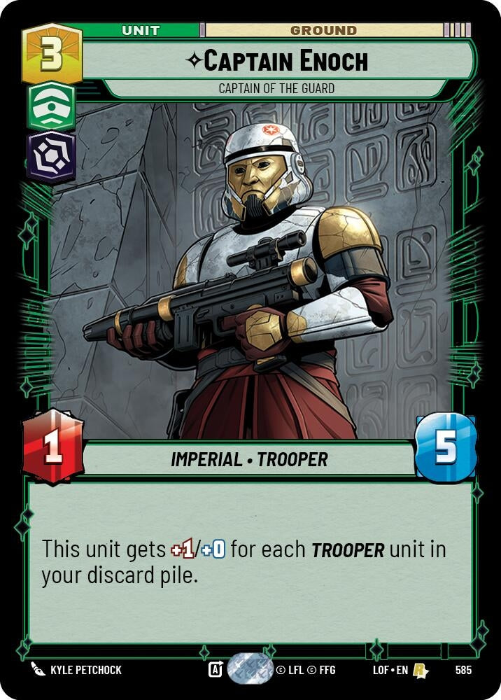 Image for Captain Enoch - Captain of the Guard (Foil) - Star Wars: Unlimited
