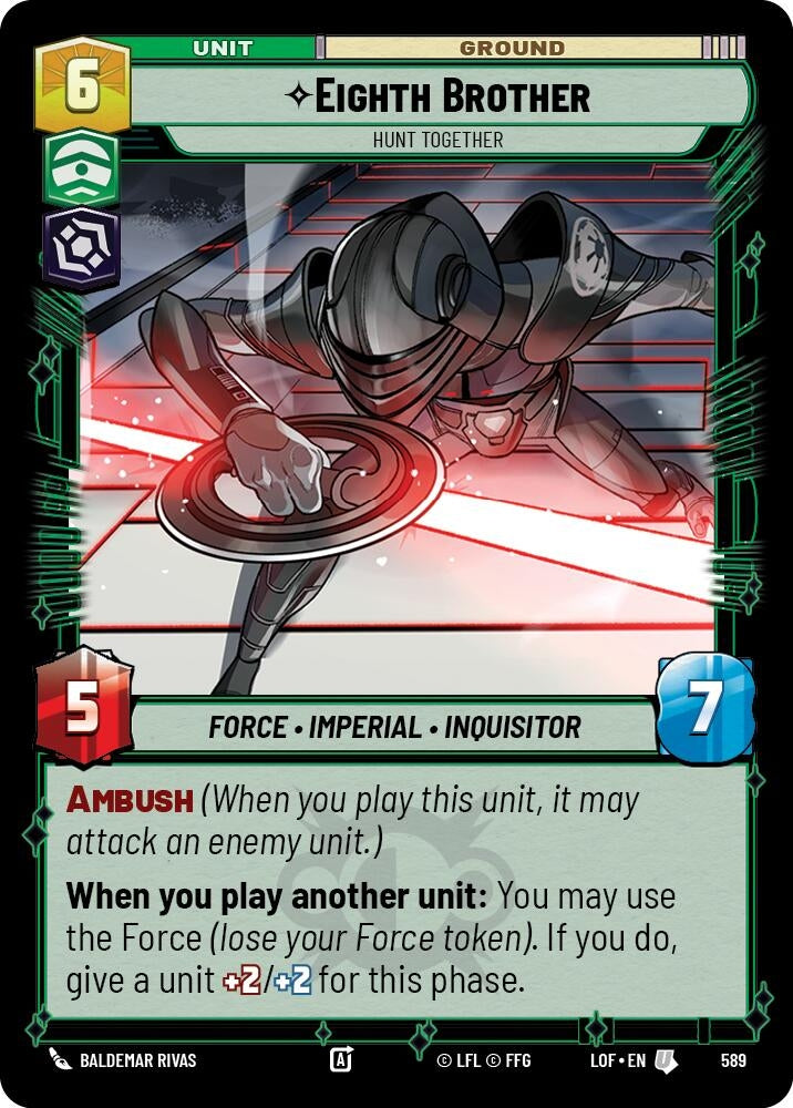 Image for Eighth Brother - Hunt Together (Foil) - Star Wars: Unlimited