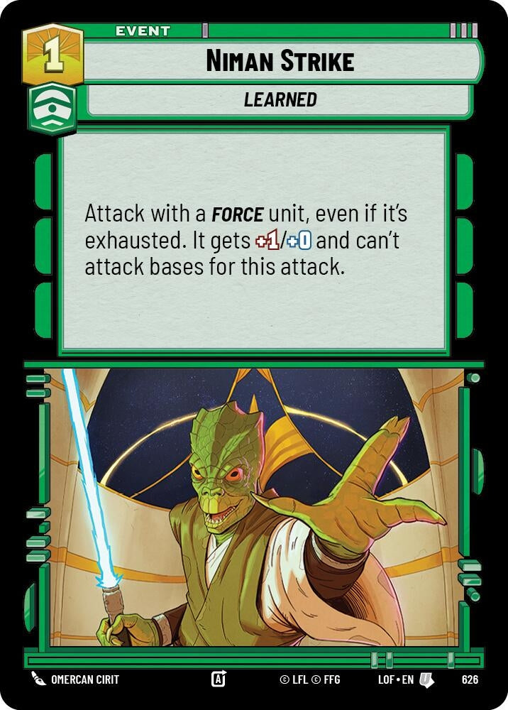 Image for Niman Strike (Foil) - Star Wars: Unlimited