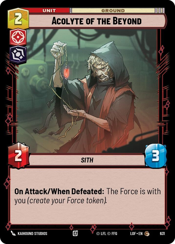 Image for Acolyte of the Beyond (Foil) - Star Wars: Unlimited