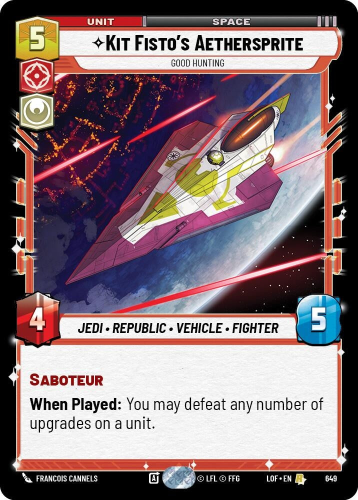Image for Kit Fisto's Aethersprite - Good Hunting (Foil) - Star Wars: Unlimited