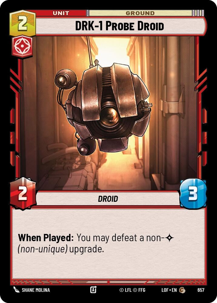 Image for DRK-1 Probe Droid (Foil) - Star Wars: Unlimited