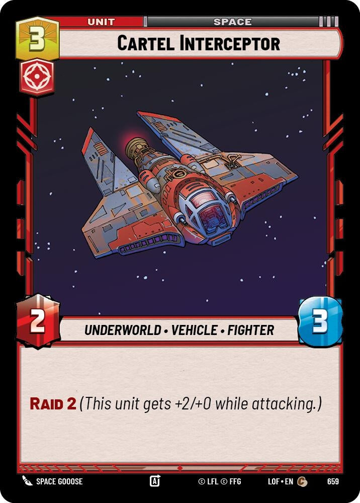 Image for Cartel Interceptor (Foil) - Star Wars: Unlimited