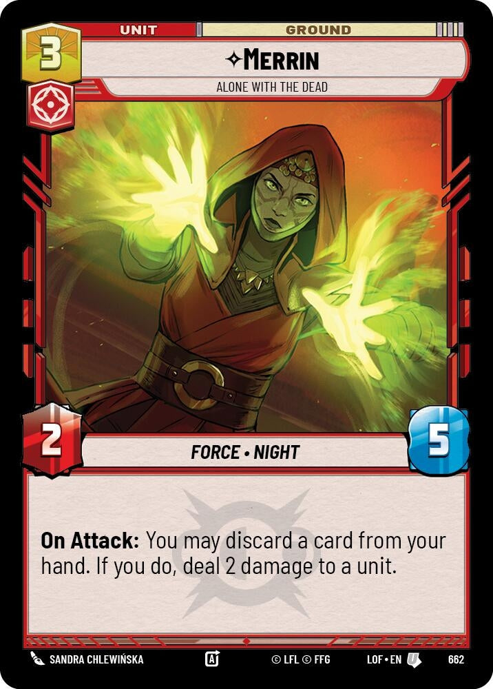 Image for Merrin - Alone with the Dead (Foil) - Star Wars: Unlimited
