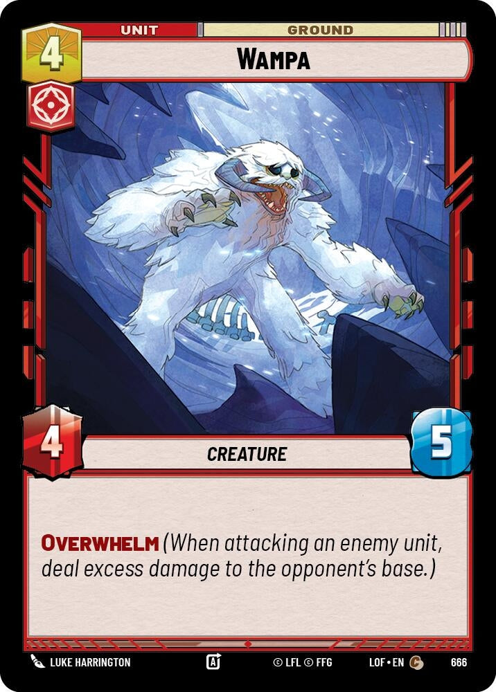 Image for Wampa (Foil) - Star Wars: Unlimited