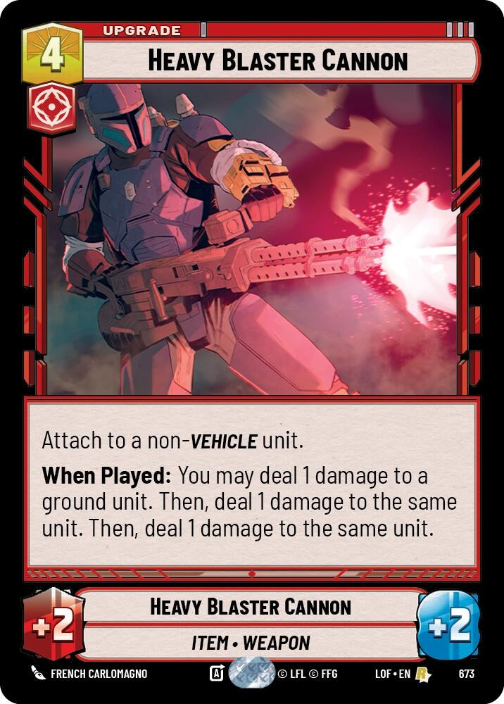 Image for Heavy Blaster Cannon (Foil) - Star Wars: Unlimited