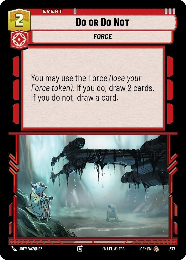 Image for Do or Do Not (Foil) - Star Wars: Unlimited