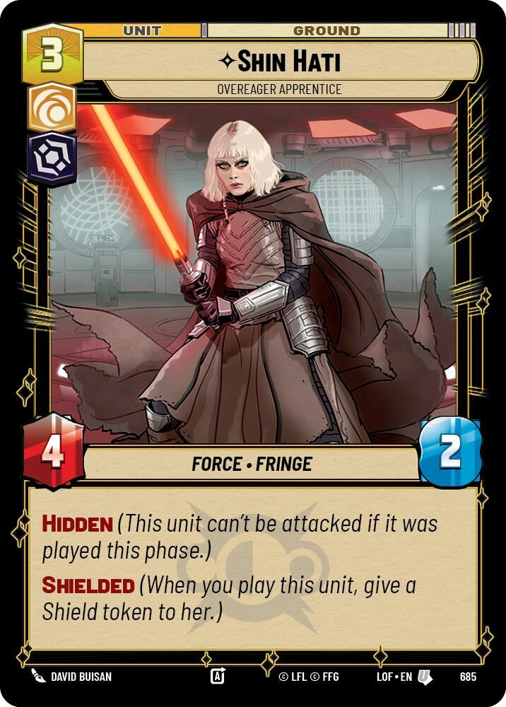 Image for Shin Hati - Overeager Apprentice (Foil) - Star Wars: Unlimited