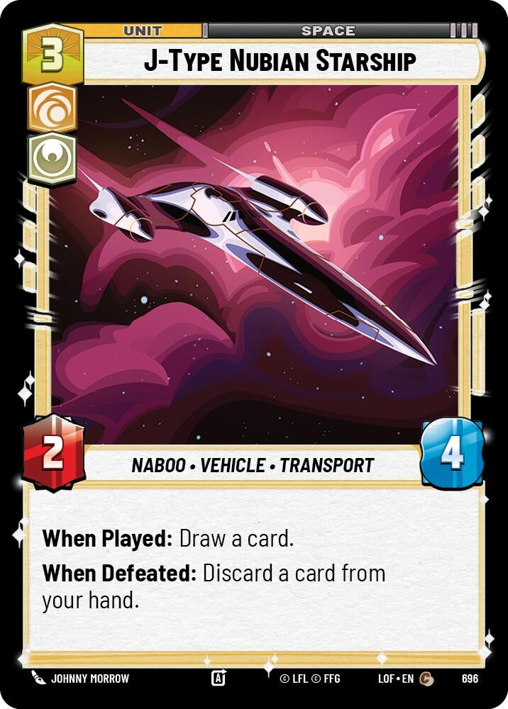 Image for J-Type Nubian Starship (Foil) - Star Wars: Unlimited