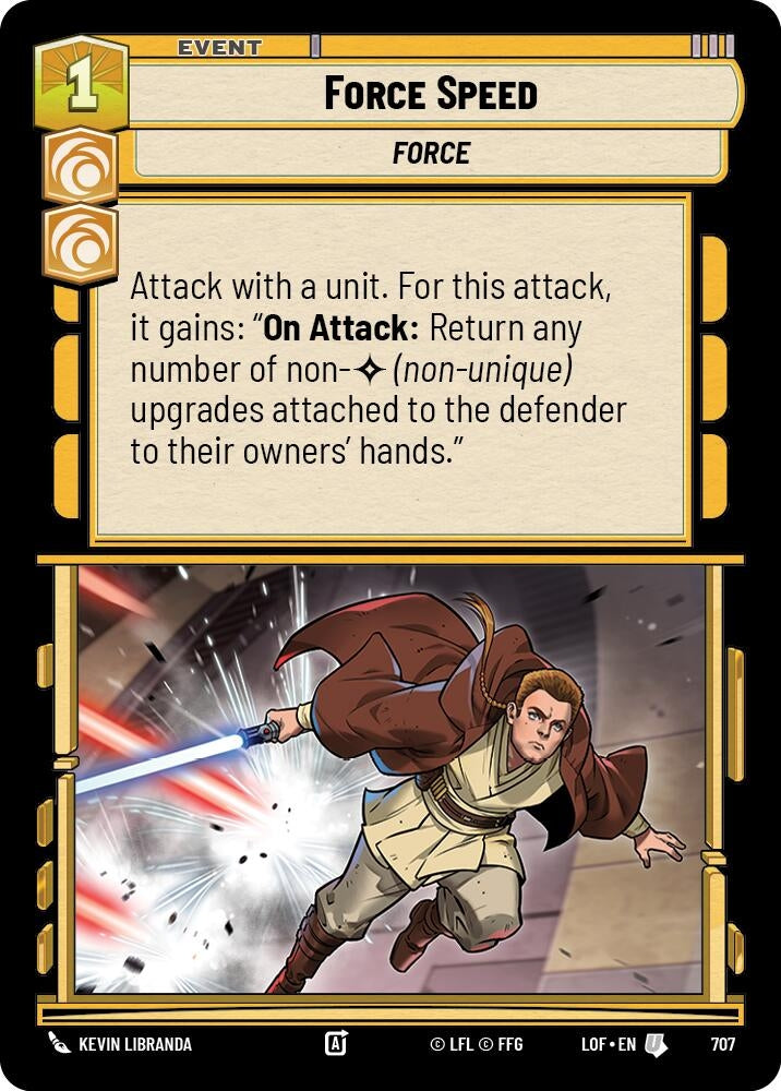 Image for Force Speed (Foil) - Star Wars: Unlimited