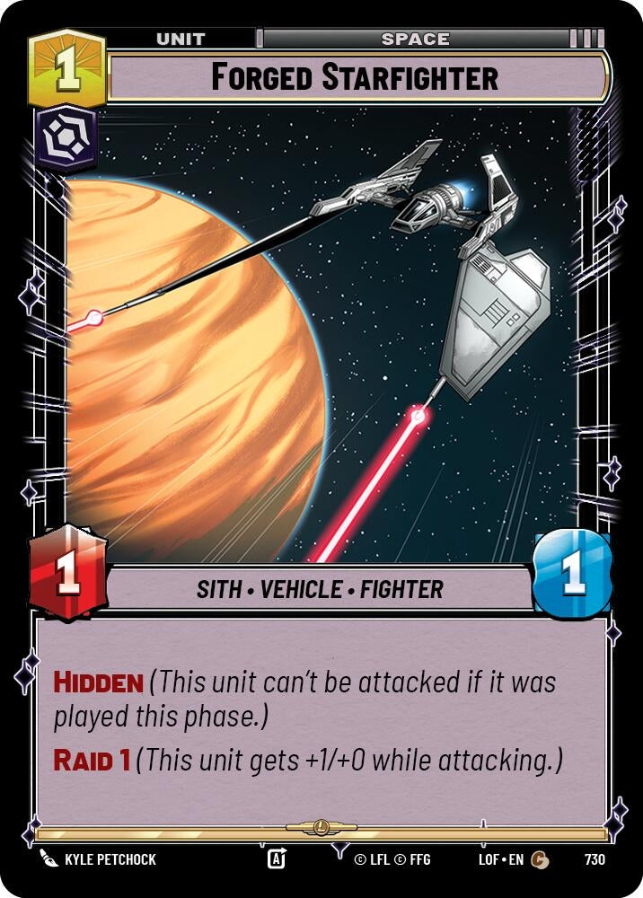 Image for Forged Starfighter (Foil) - Star Wars: Unlimited