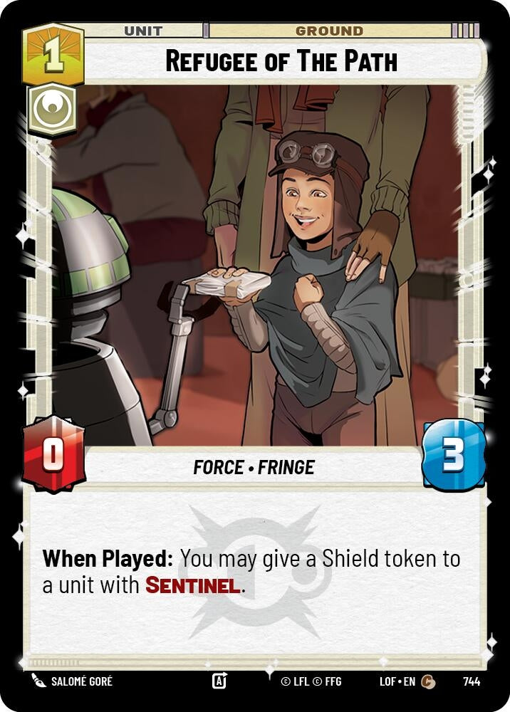 Image for Refugee of The Path (Foil) - Star Wars: Unlimited