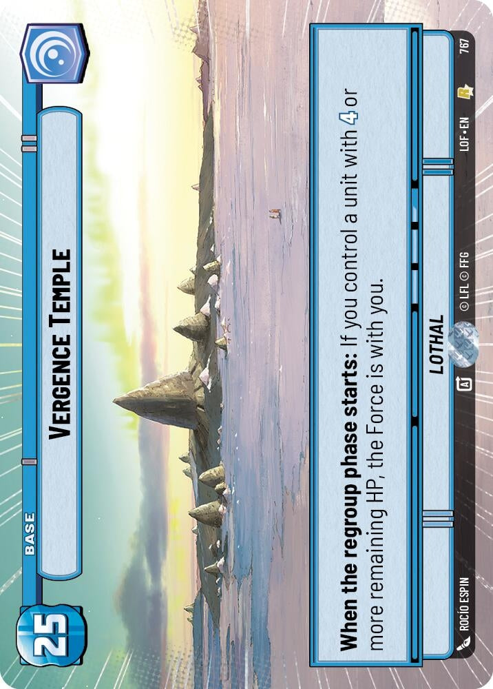 Image for Vergence Temple (Hyperspace Foil) - Star Wars: Unlimited