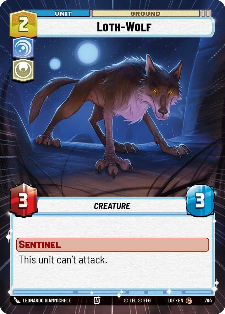 Image for Loth-Wolf (Hyperspace Foil) - Star Wars: Unlimited