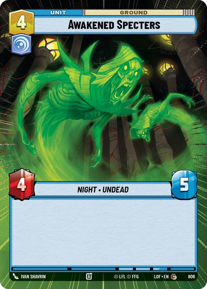 Image for Awakened Specters (Hyperspace Foil) - Star Wars: Unlimited