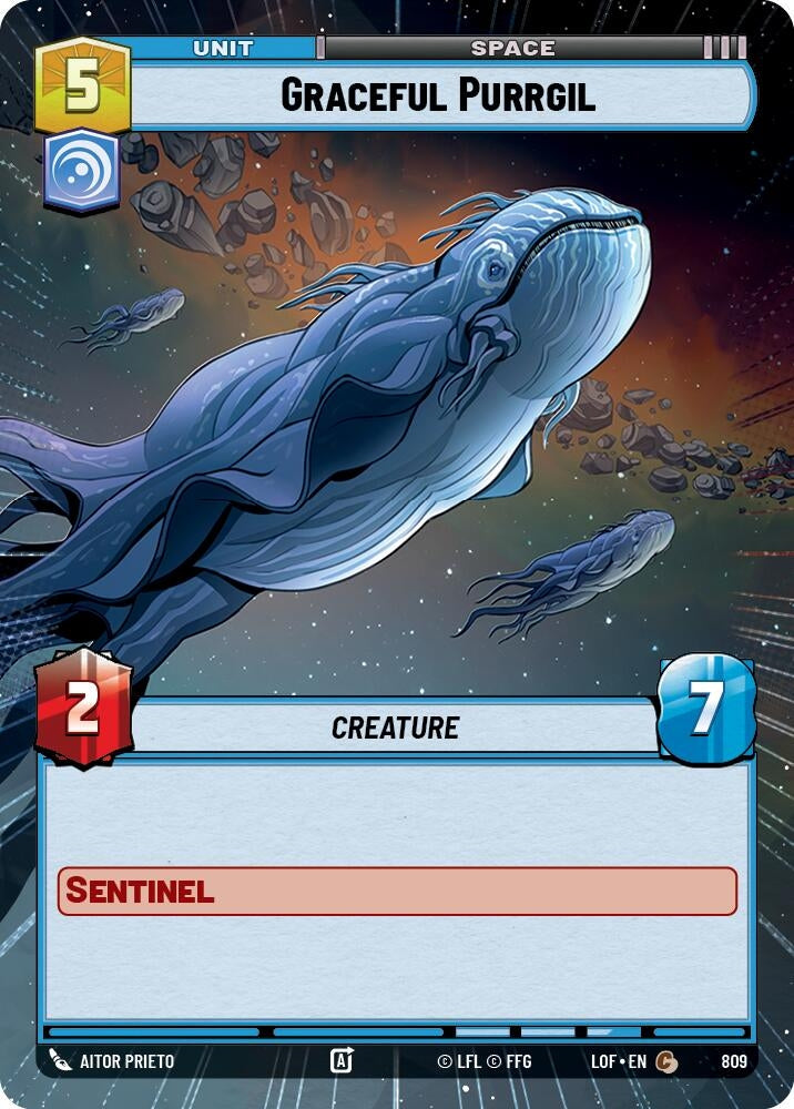 Image for Graceful Purrgil (Hyperspace Foil) - Star Wars: Unlimited