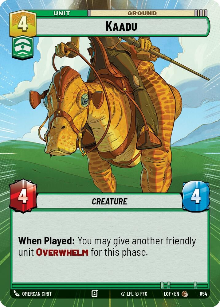 Image for Kaadu (Hyperspace Foil) - Star Wars: Unlimited
