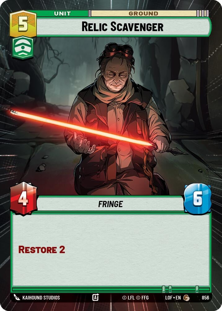 Image for Relic Scavenger (Hyperspace Foil) - Star Wars: Unlimited
