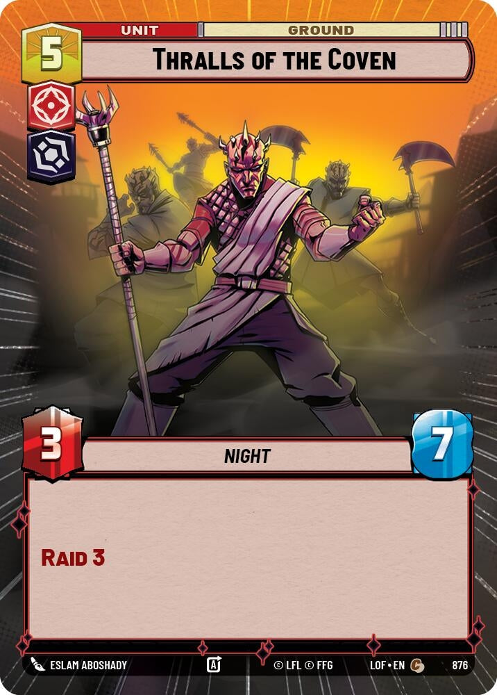 Image for Thralls of the Coven (Hyperspace Foil) - Star Wars: Unlimited