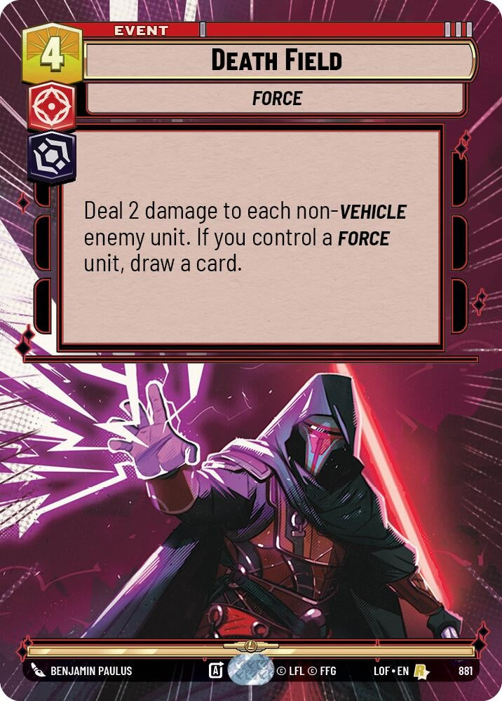 Image for Death Field (Hyperspace Foil) - Star Wars: Unlimited