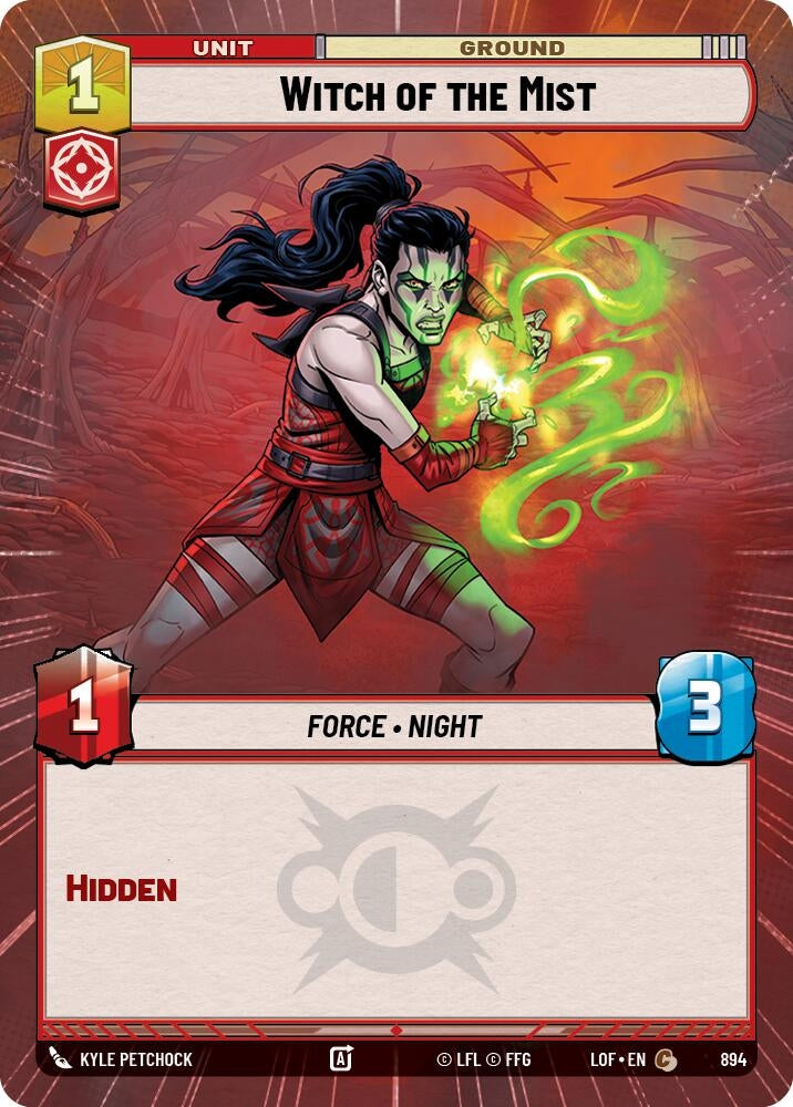 Image for Witch of the Mist (Hyperspace Foil) - Star Wars: Unlimited
