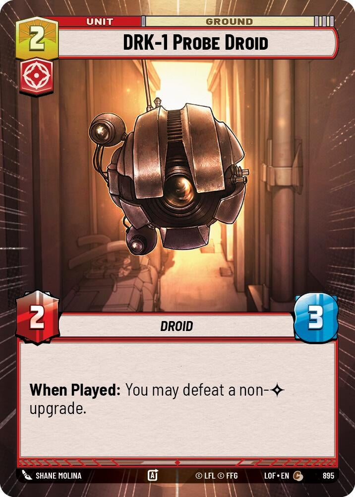 Image for DRK-1 Probe Droid (Hyperspace Foil) - Star Wars: Unlimited