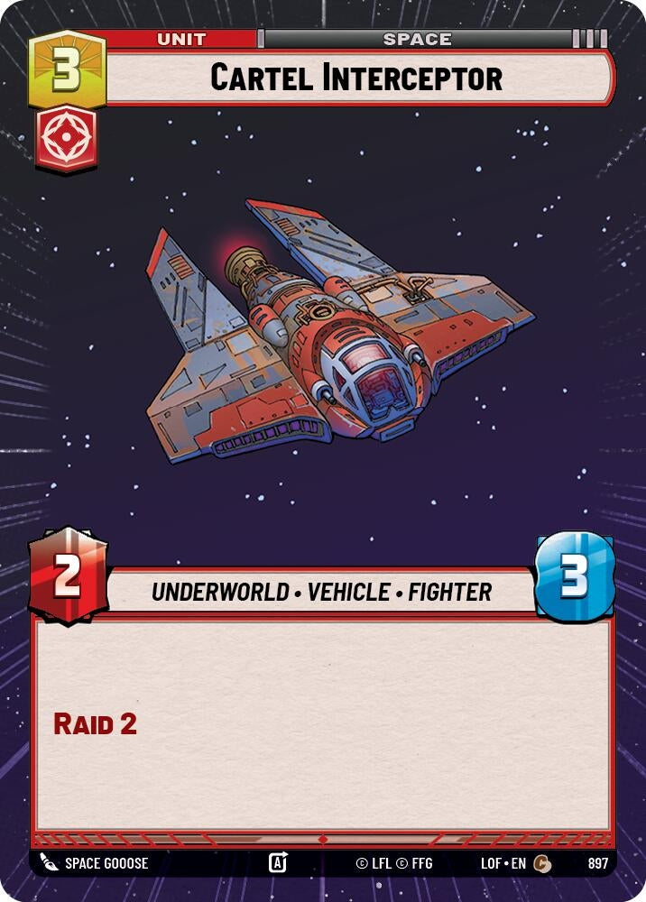 Image for Cartel Interceptor (Hyperspace Foil) - Star Wars: Unlimited
