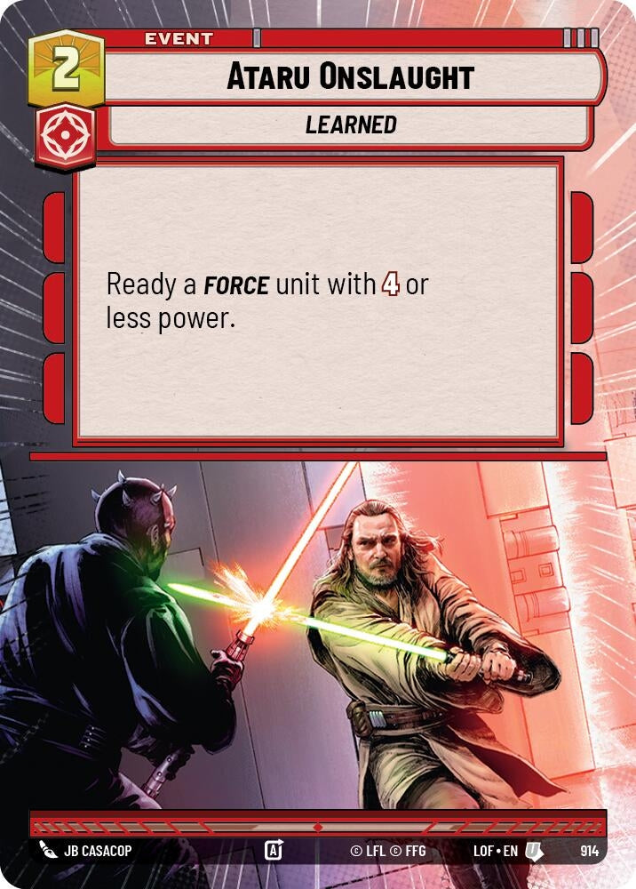 Image for Ataru Onslaught (Hyperspace Foil) - Star Wars: Unlimited