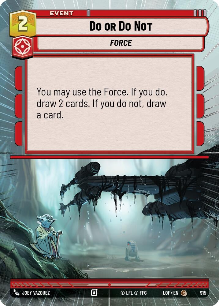 Image for Do or Do Not (Hyperspace Foil) - Star Wars: Unlimited