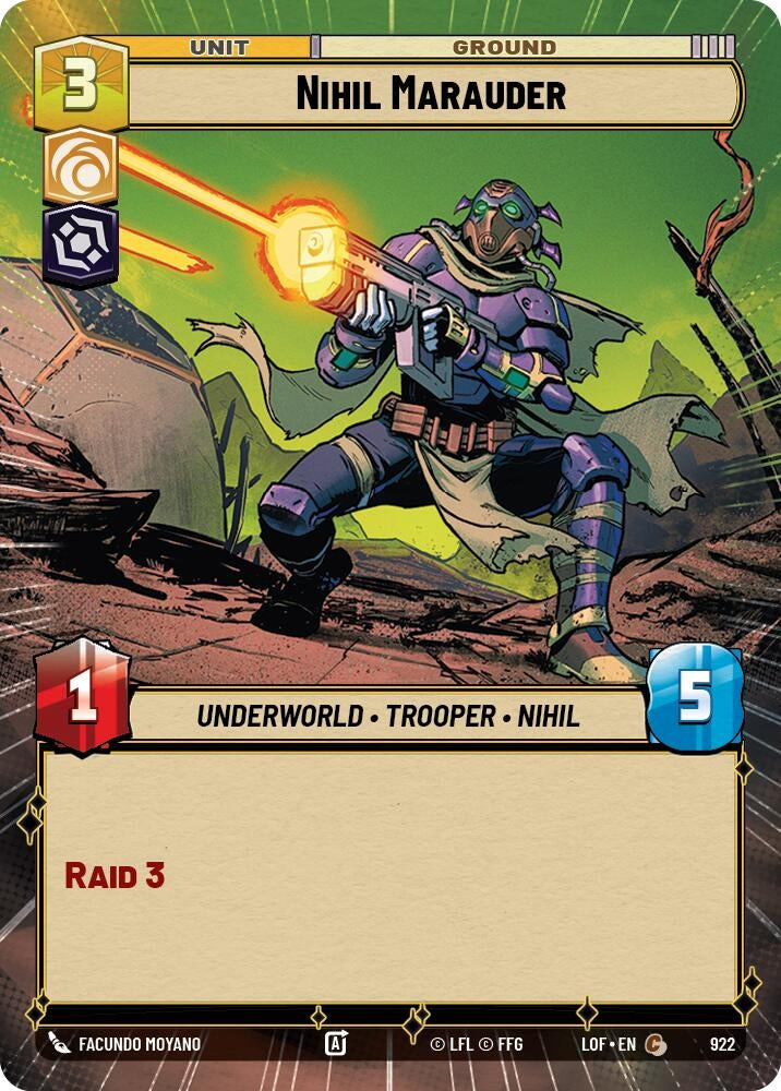 Image for Nihil Marauder (Hyperspace Foil) - Star Wars: Unlimited
