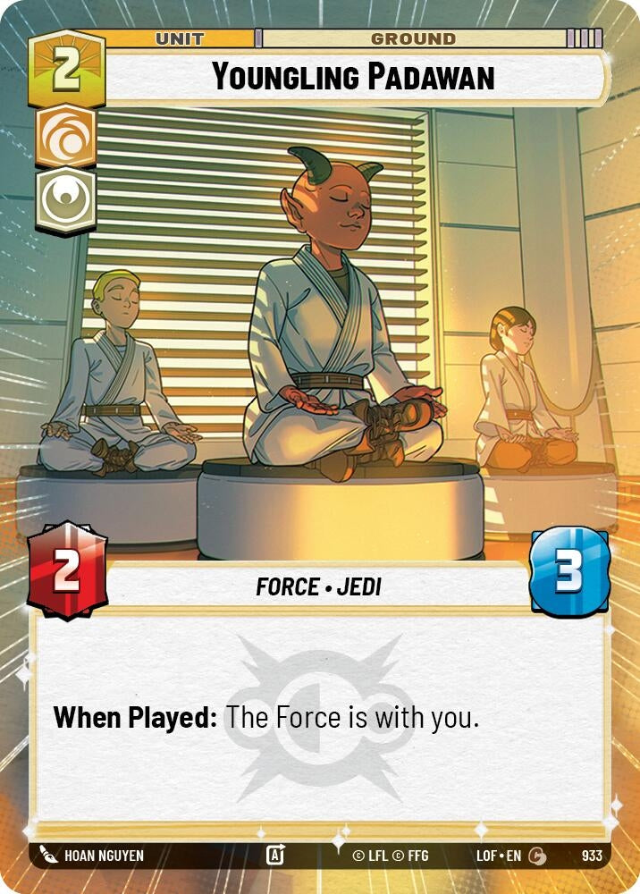 Image for Youngling Padawan (Hyperspace Foil) - Star Wars: Unlimited