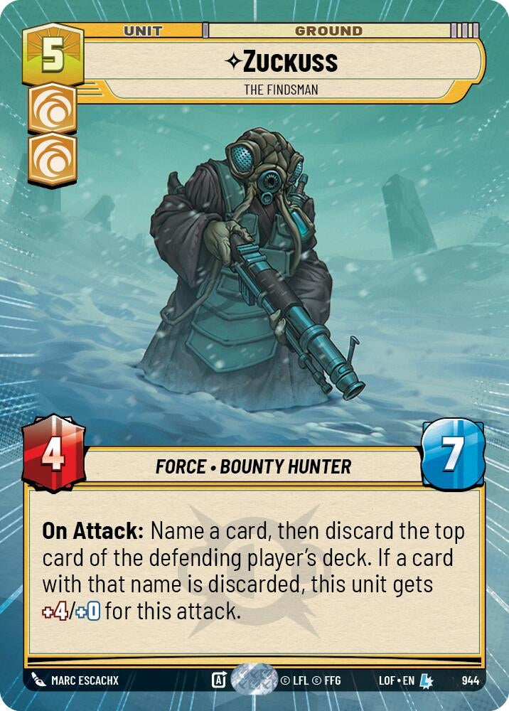 Image for Zuckuss - The Findsman (Hyperspace Foil) - Star Wars: Unlimited