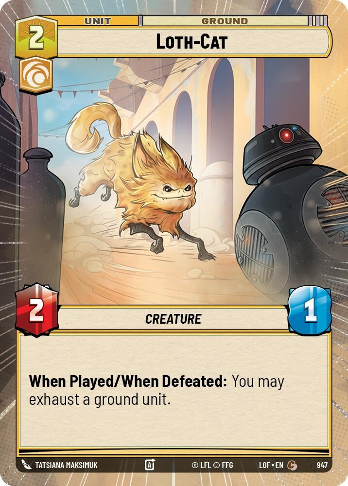 Image for Loth-Cat (Hyperspace Foil) - Star Wars: Unlimited