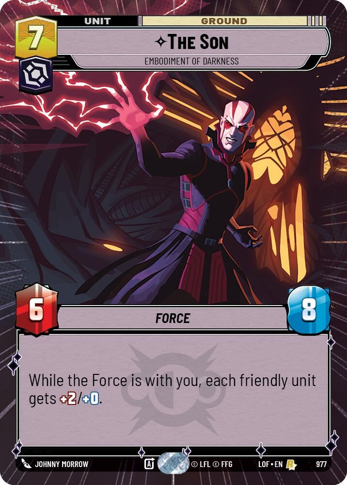 Image for The Son - Embodiment of Darkness (Hyperspace Foil) - Star Wars: Unlimited