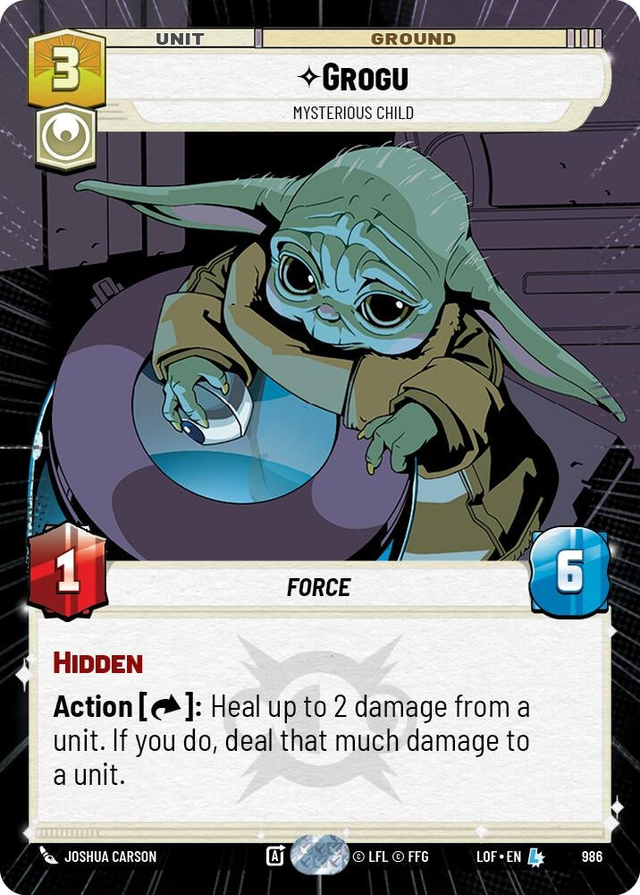 Image for Grogu - Mysterious Child (Hyperspace Foil) - Star Wars: Unlimited