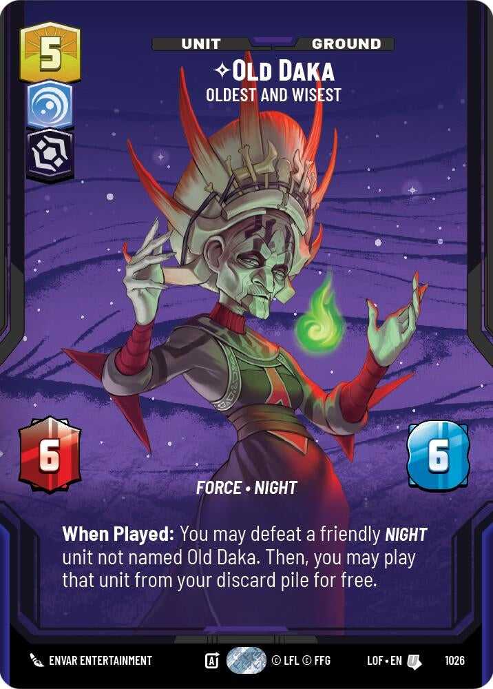 Image for Old Daka - Oldest and Wisest (Prestige) - Star Wars: Unlimited