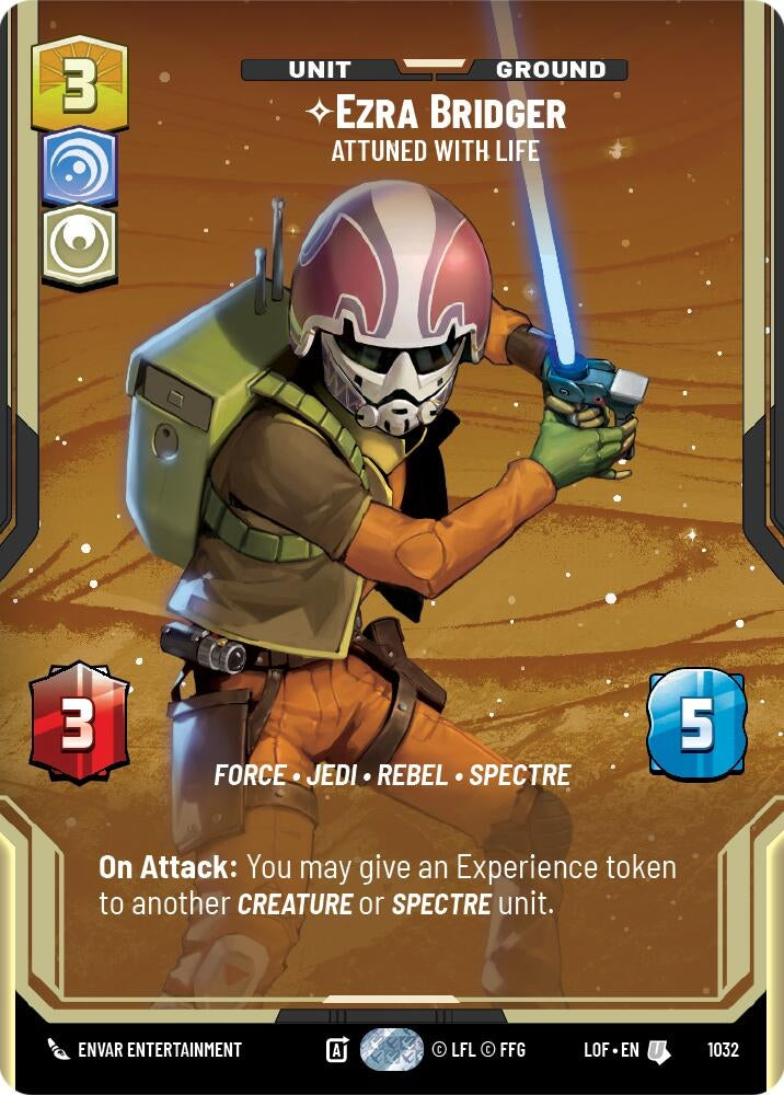 Image for Ezra Bridger - Attuned With Life (Prestige) - Star Wars: Unlimited