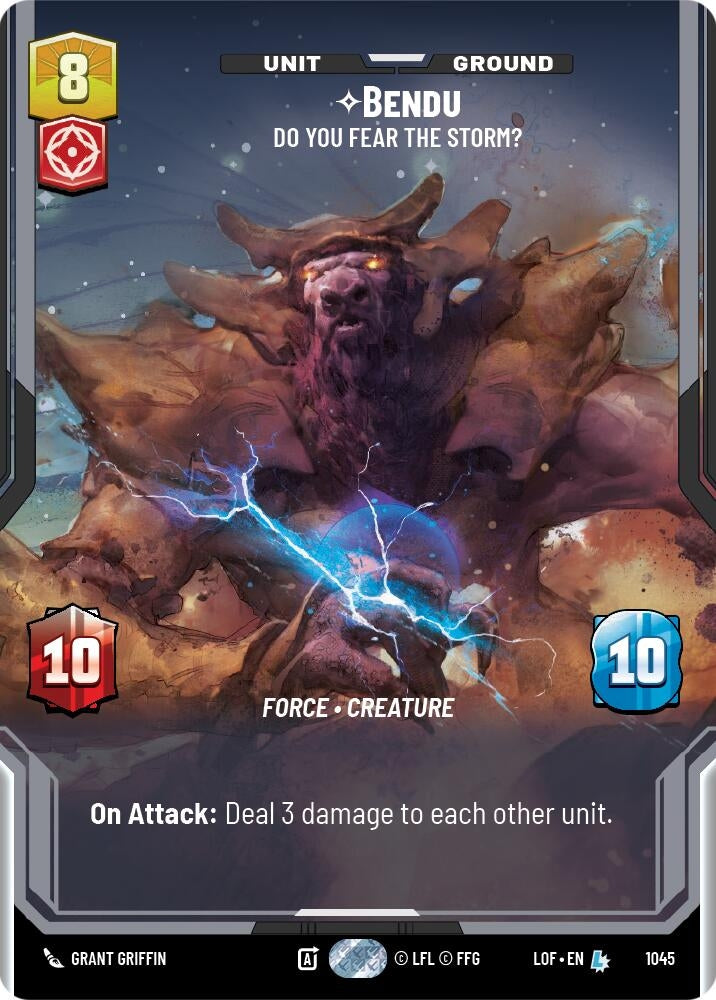 Image for Bendu - Do You Fear the Storm? (Prestige) - Star Wars: Unlimited