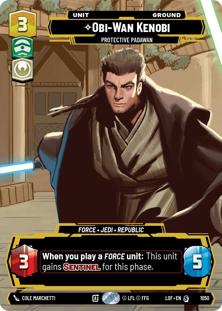 Image for Obi-Wan Kenobi - Protective Padawan (Prestige) - Star Wars: Unlimited