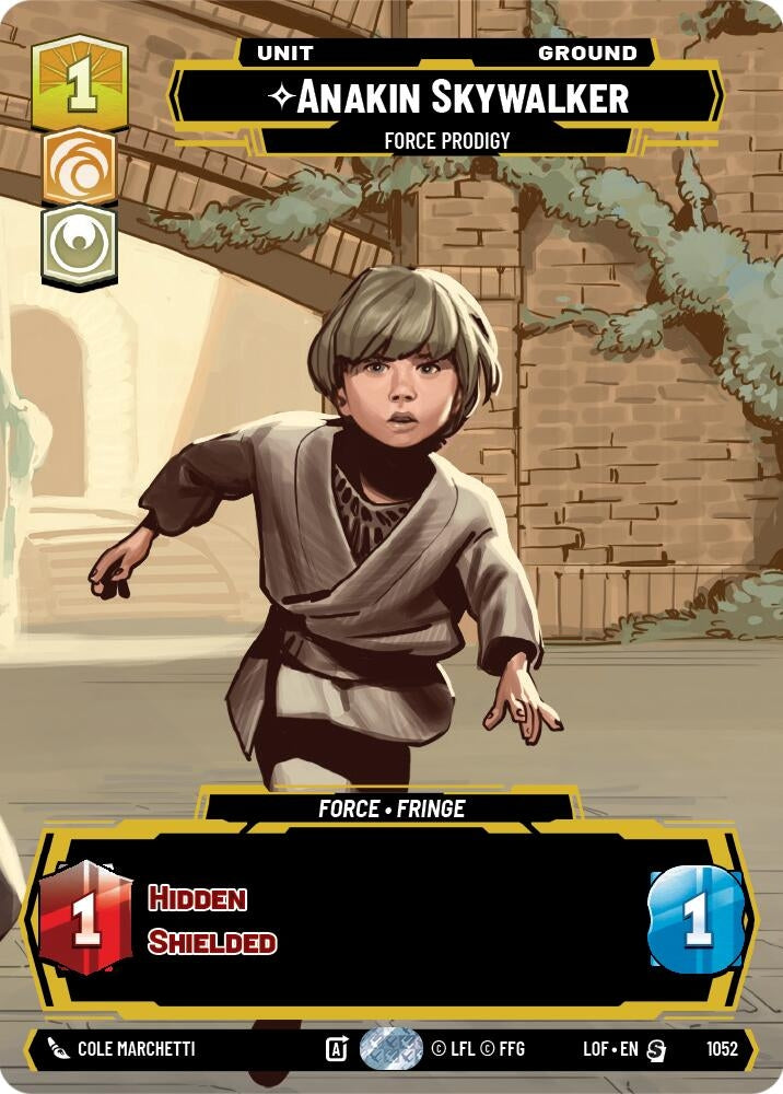 Image for Anakin Skywalker - Force Prodigy (Prestige) - Star Wars: Unlimited