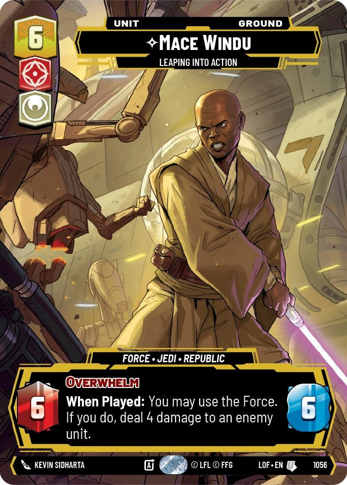 Image for Mace Windu - Leaping into Action (Prestige) - Star Wars: Unlimited