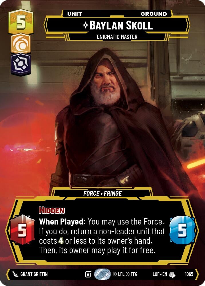 Image for Baylan Skoll - Enigmatic Master (Prestige) - Star Wars: Unlimited