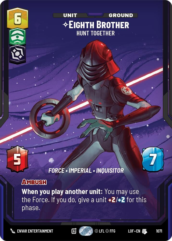 Image for Eighth Brother - Hunt Together (Prestige Foil) - Star Wars: Unlimited